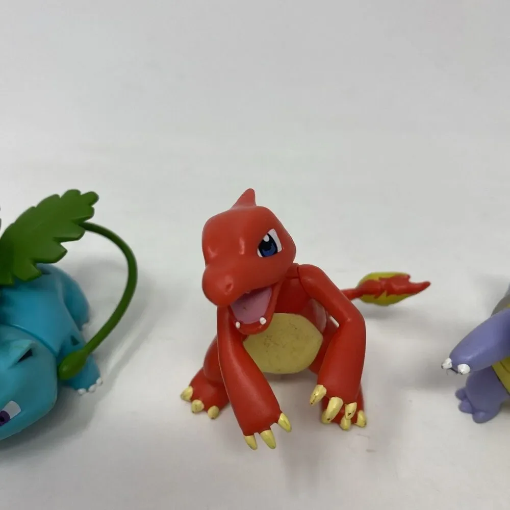 Pokemon Tomy Lot Of 3 Ivysaur, Charmeleon Vinyl Figures 2